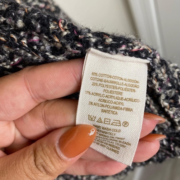 Free People Asymmetrical Speckled Moto Zip Jacket | Size XSmall - Picture 5 of 5